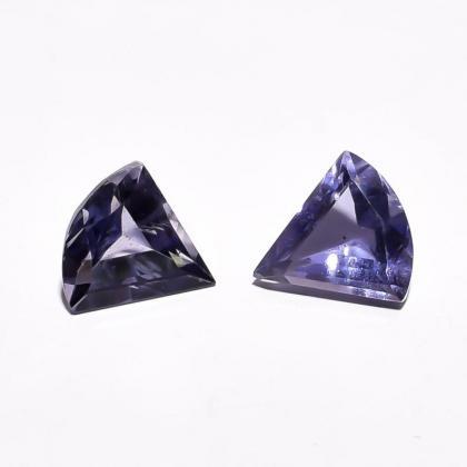 Aaa Quality Natural Iolite Fancy Cut/faceted Loose..